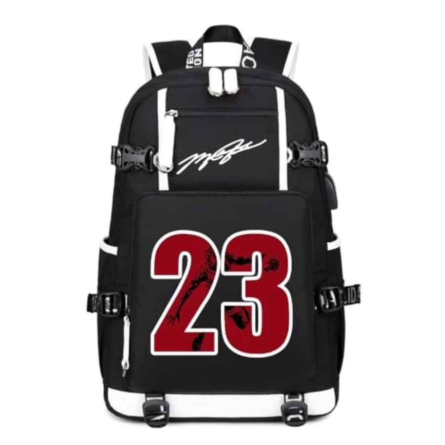 Borsa da scuola per studenti Basketball Player 23, zaino per laptop, borsa da viaggio ultraleggera, per uomini e donne