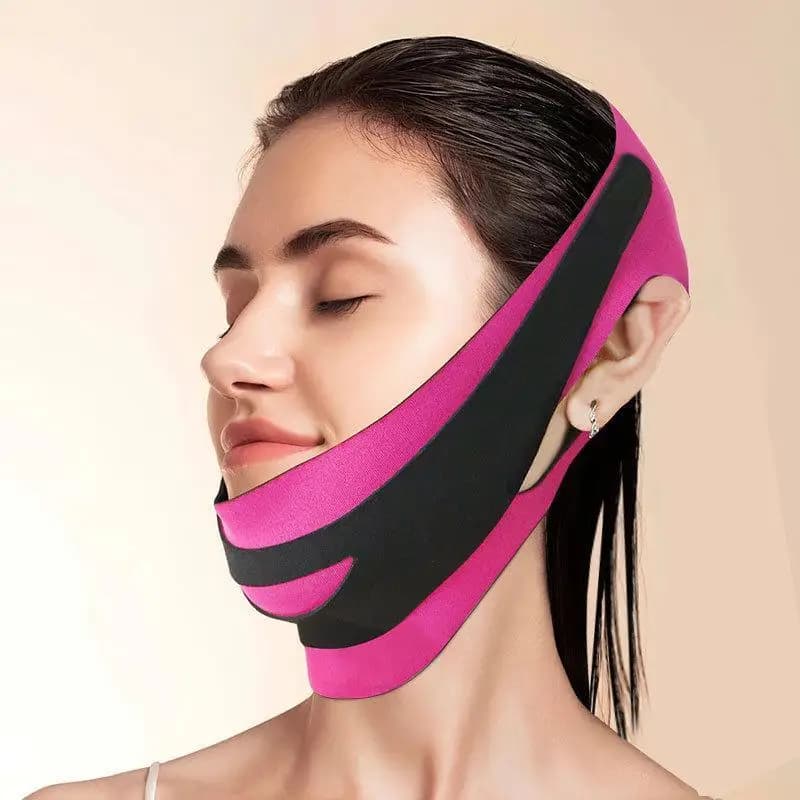 1Pcs V Line Face Shaper Elastic Face Slimming Bandage Women Chin Cheek Lift Up Belt Facial Massage Strap Face Skin Care Tools