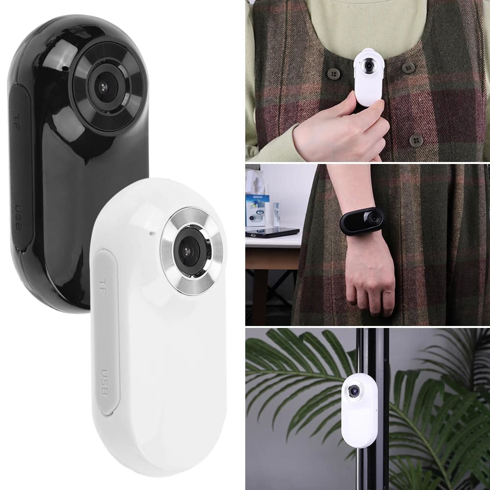 Sports Camera/Action HD 1080P No WiFi, Dog and Cat Collar Camera, Security Camera with 32G Card, Birthday Gift for Domestic Animals