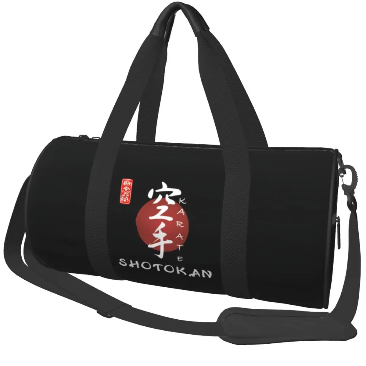 Borsa da palestra per istruttore di karate Shotokan Calligraphy, borsa sportiva per amanti del karate, borsa per sport all'aperto con scomparto per scarpe, borsa fitness per coppia