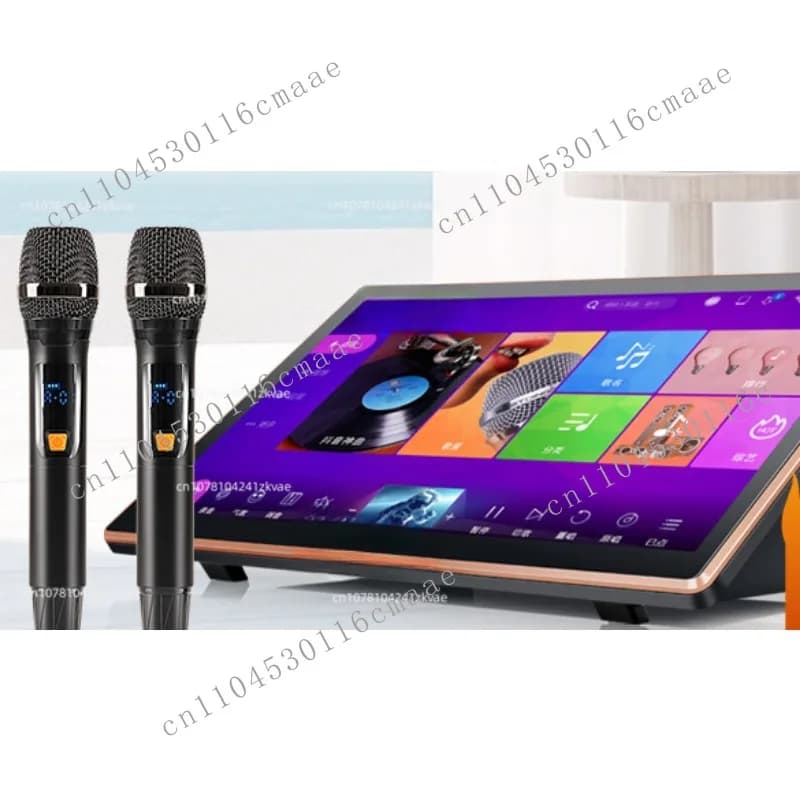 Macchina Karaoke All-in-One da 19/21,5 Pollici con Microfono e VOD per Casa e KTV