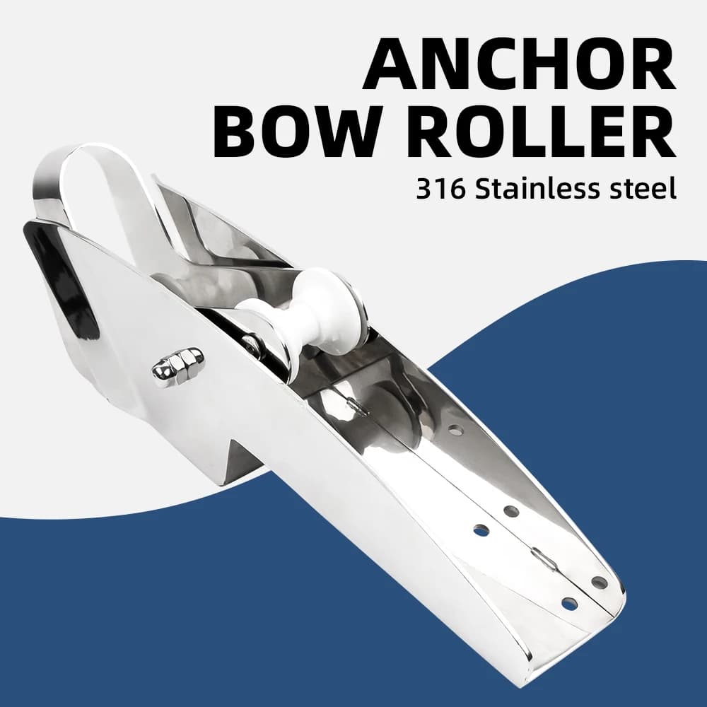 316 Stainless Steel 420mm Marine Anchor Bow Roller Self-Launching Anchor Roller Boat Yacht Accessories