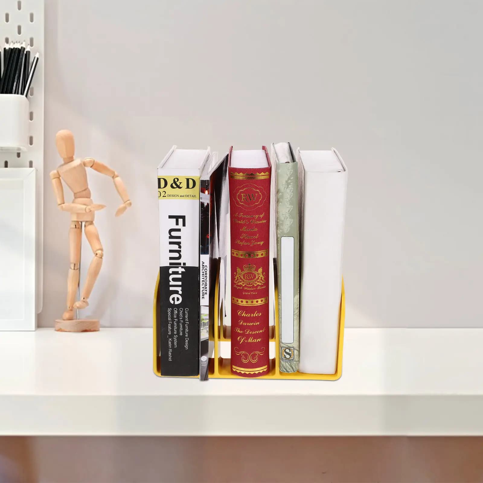 Adorabile Fermalibri da Scrivania Compatto, Supporto per Libri, Organizzatore da Lettura, Supporto in Plastica per Libri da Scrivania e Comodino