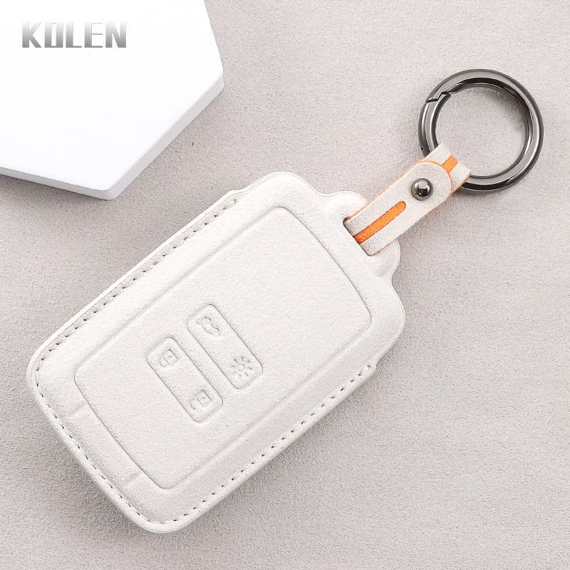 Auto Chiave Della Carta A Distanza Della Cassa Della Copertura Borsette Per Renault Koleos Kadjar Clio Megane Talisman Espace Zoe Scenic Dacia Sandero Fob In Pelle