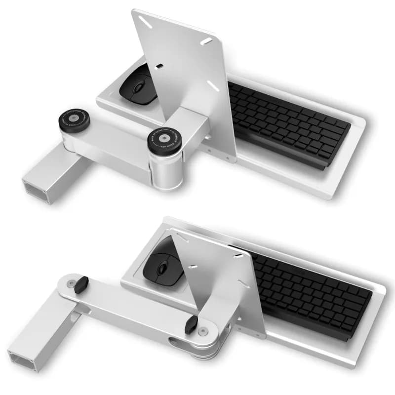 Supporto per monitor, tastiera per computer industriale, supporto a parete pieghevole girevole