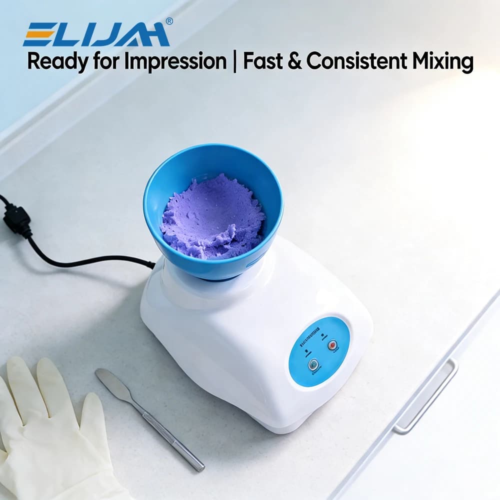 Miscelatore Automatico per Materiali Dentali SYJH, Contenitore per Alginato, Macchina per Impronte Dentali in Gesso, Attrezzatura da Laboratorio