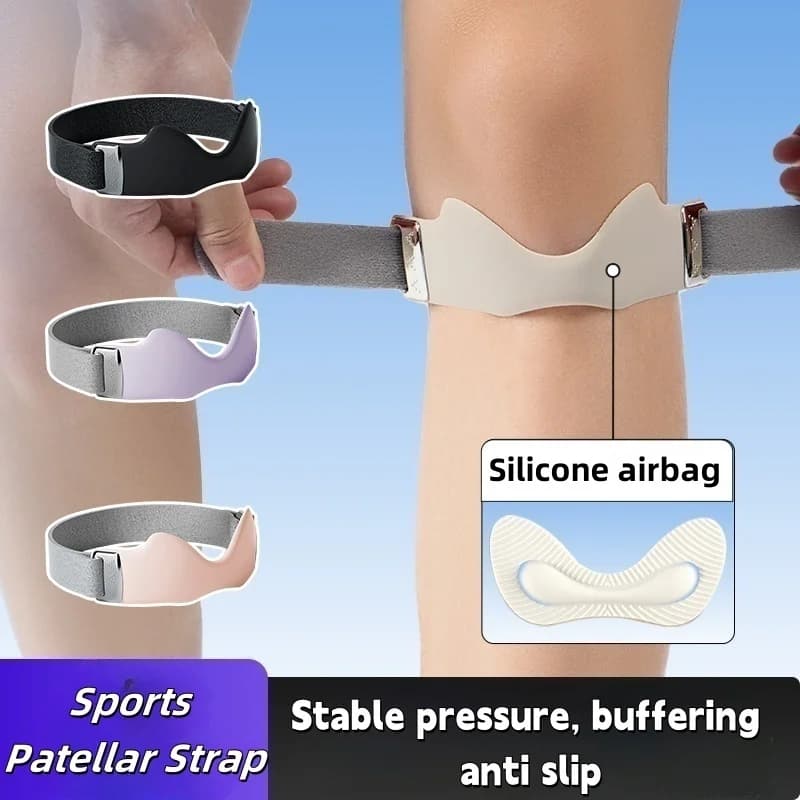 1/2 pezzi cinghie di supporto per ginocchio sollievo tendine ginocchiera sportiva elastica traspirante per Runnig escursionismo basket palestra badminton ciclismo