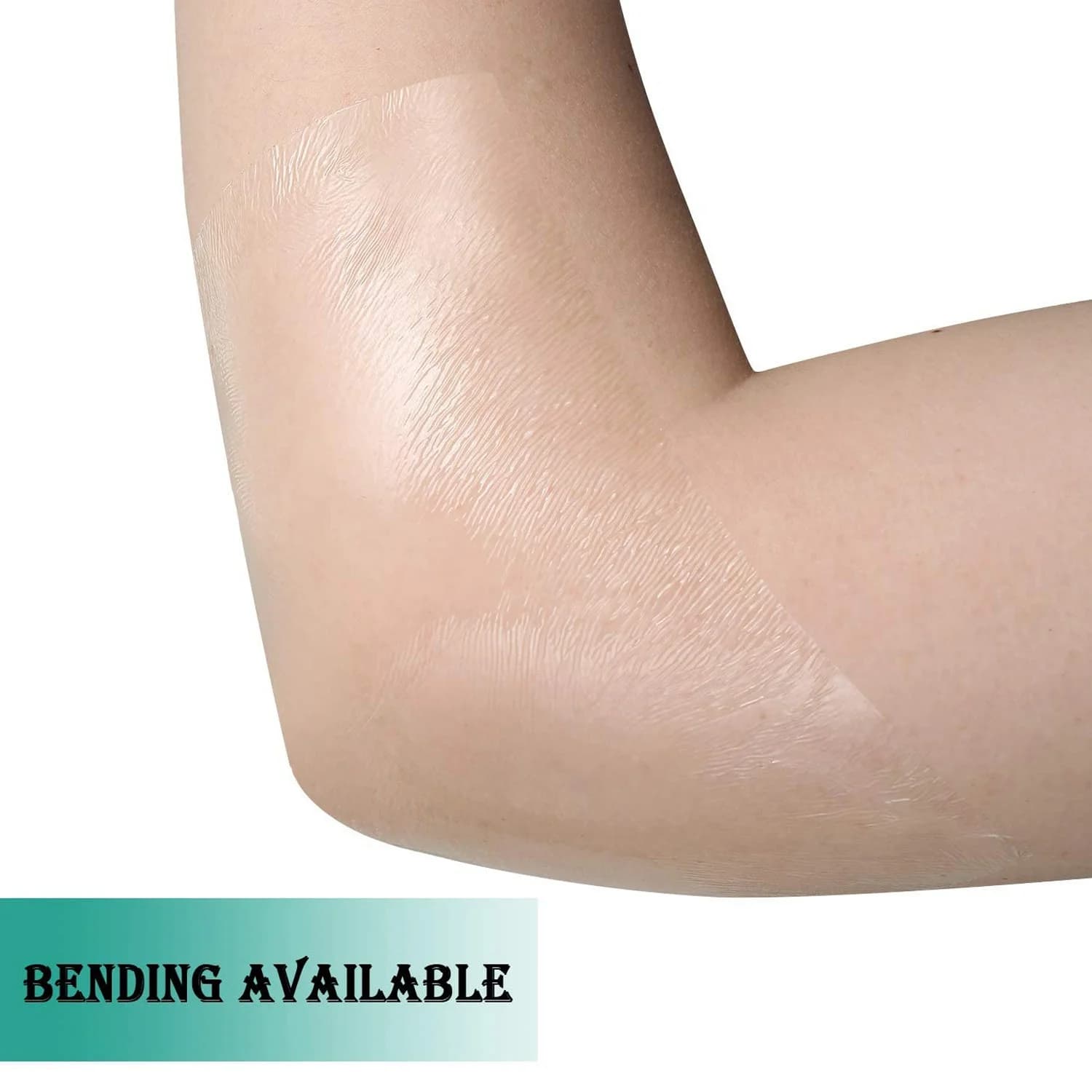 Benda adesiva elasticizzata trasparente con toppa impermeabile per doccia per tatuaggi, nuoto, doccia (4 pollici x 10 iarde)