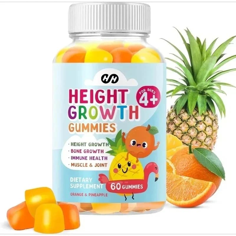 Food supplement in gummy candies, vitamin for height increase for children and adolescents - 60 gummy candies