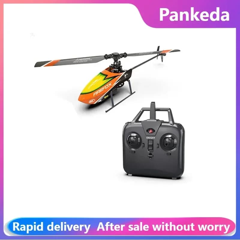 C129 Elicottero di ricarica USB per aereo telecomandato in lega a 4 passaggi con luce a LED Giocattolo per aereo RC wireless Regalo di compleanno per bambini