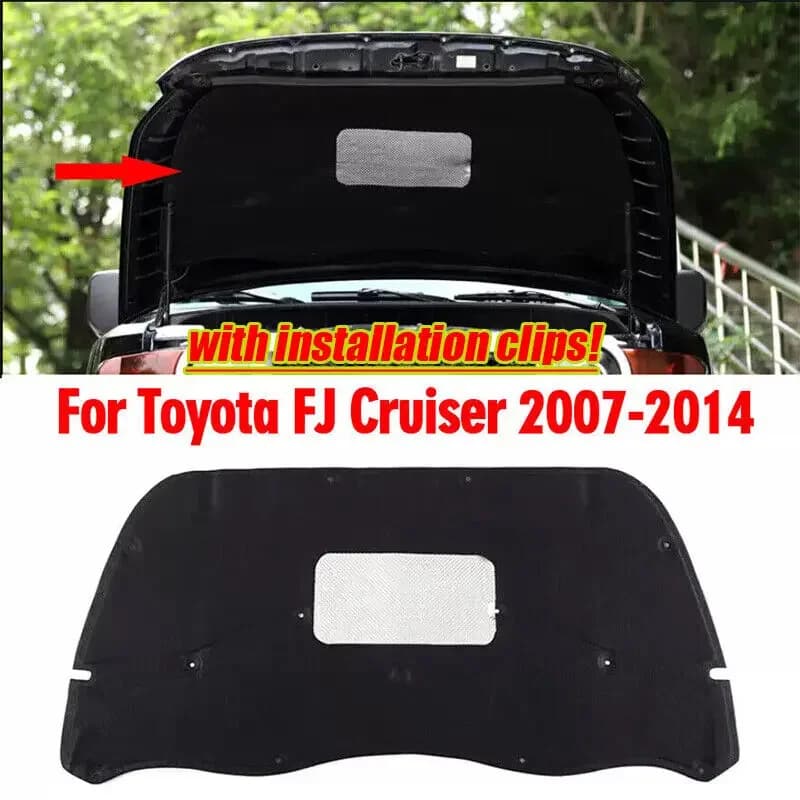 Engine Hood Insulation Pad Heat Shield Blanket For Toyota FJ Cruiser 2007-2014