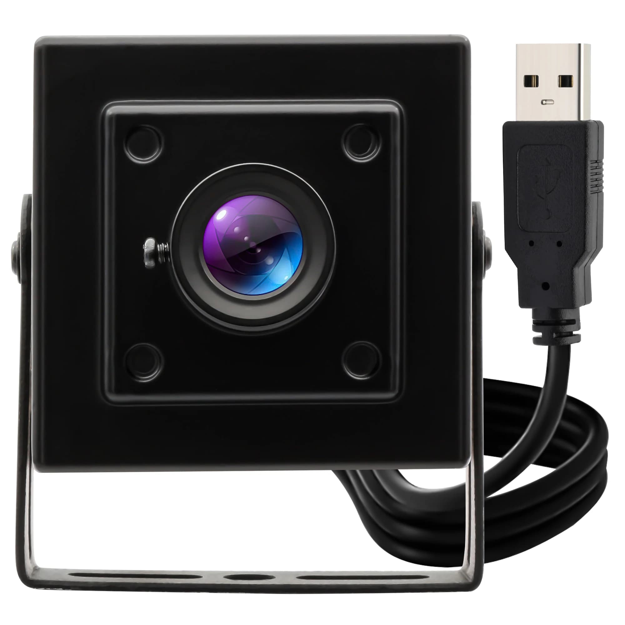 4K 30FPS Ultra HD USB Webcam with Microphones with Small Metal Case 3.6mm Lens HFOV 93 Degree Driver Free for PC