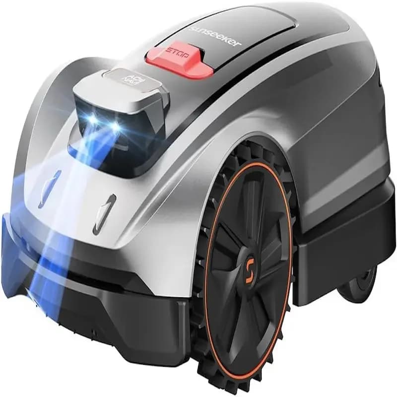 NUOVISSIMO Robot Tagliaerba Sunseeker X3 Plus - Senza Fili, per 0,3 Acri/13.000 Mq Ft, Controllo tramite APP Smart, Navigazione AI e RTK, 6 Funzioni Multi-