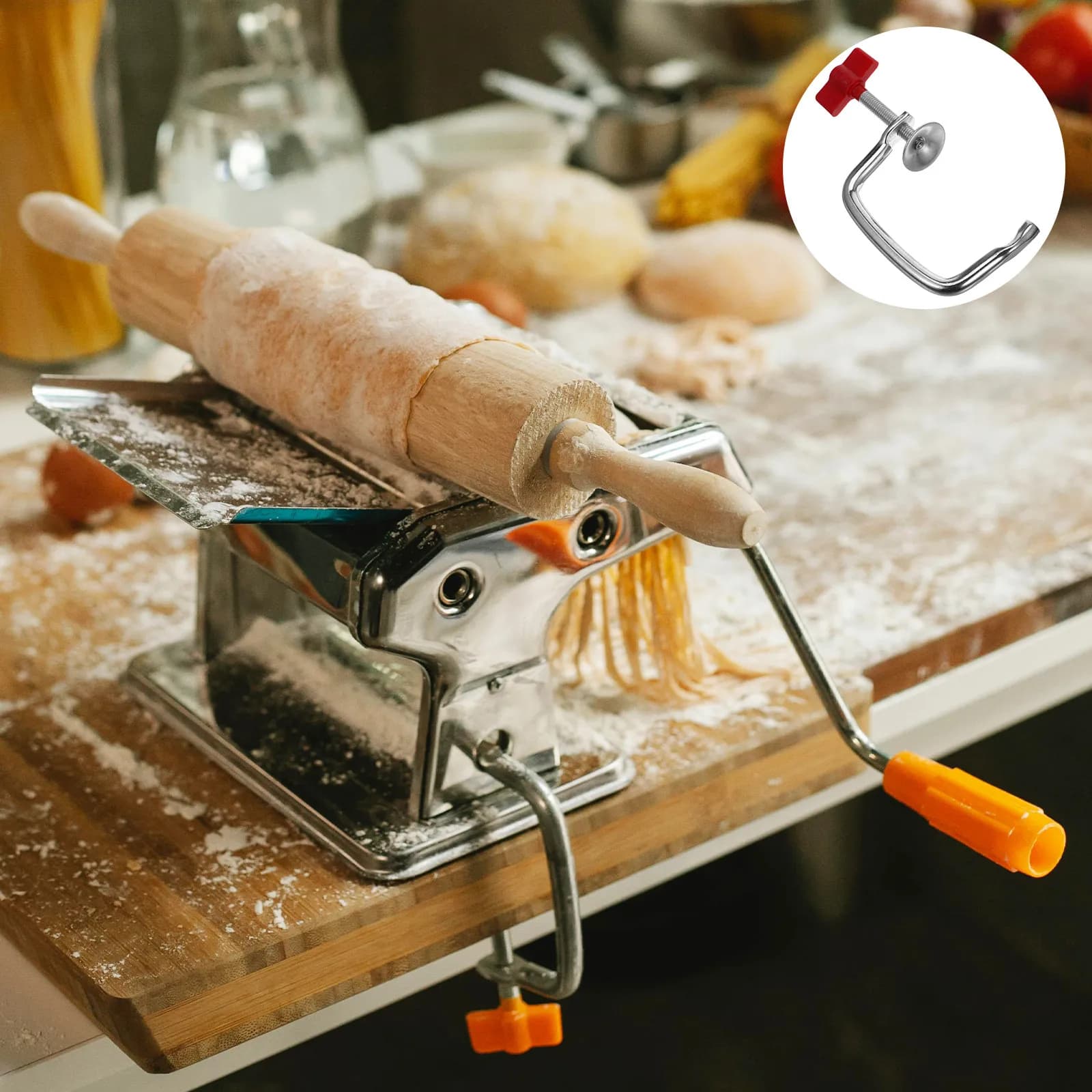 Accessori per Macchina Automatica per Pasta: Morsetto da Tavolo di Ricambio per Macchina Manuale per Pasta, Clip di Fissaggio