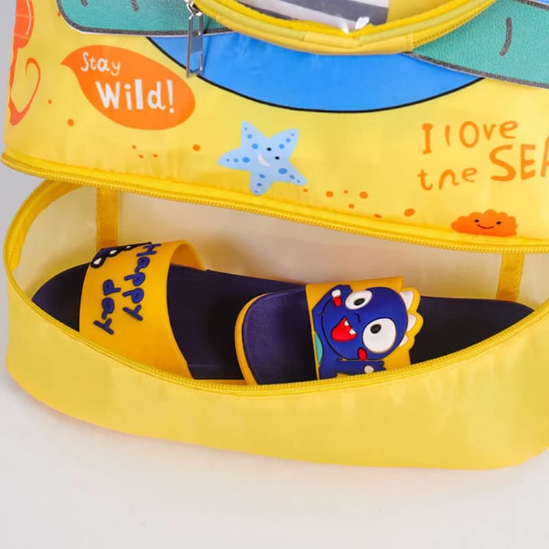 Children's backpack, boys and girls, for swimming, waterproof, dry and wet, for clothes, shoes, glasses, bag to store swimming accessories