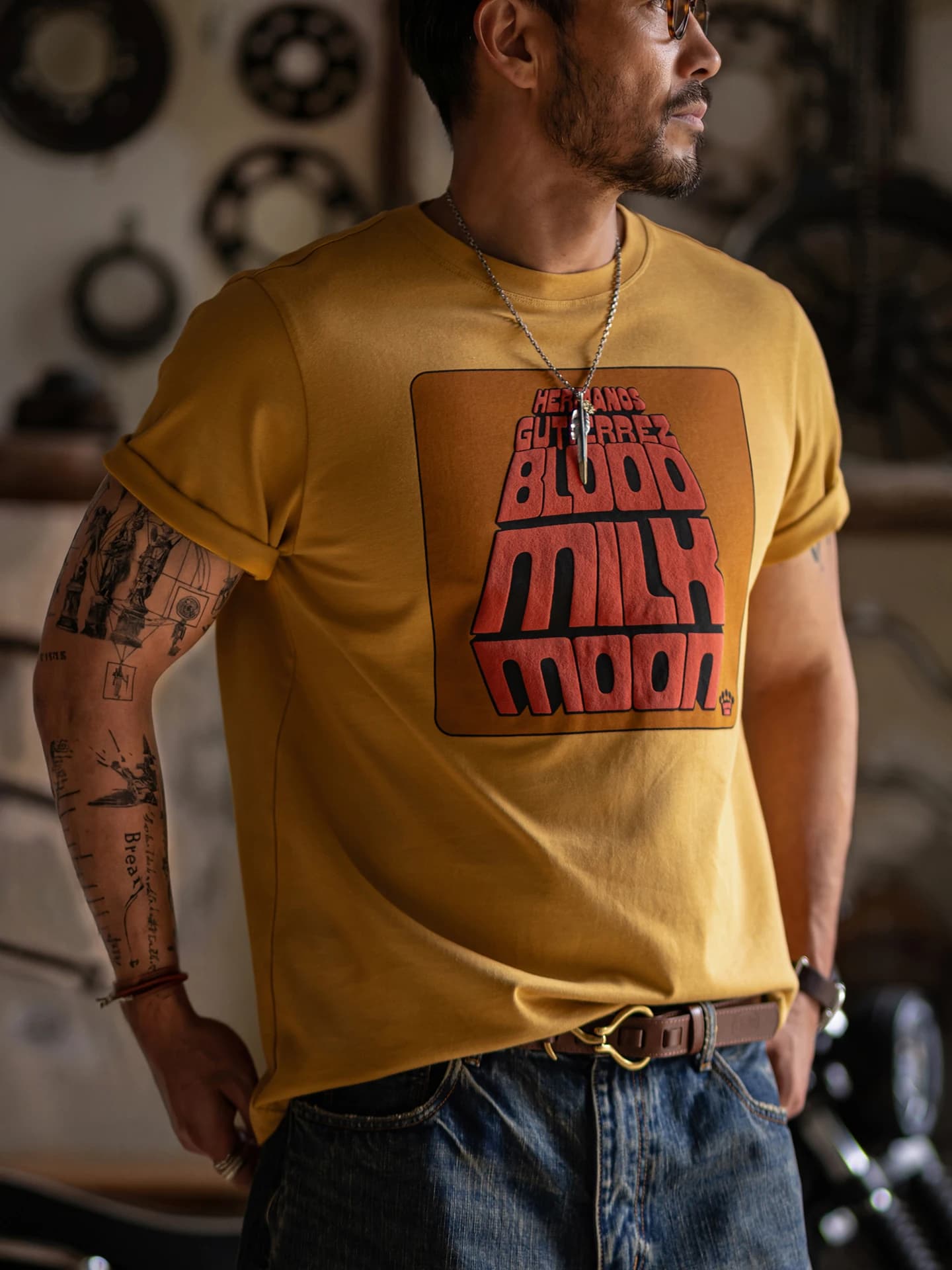 Koslin Men's Short Sleeve T-Shirt round Neck Print Casual Cotton Summer Tee Comfortable Loose Fit Fashionable Unisex Design