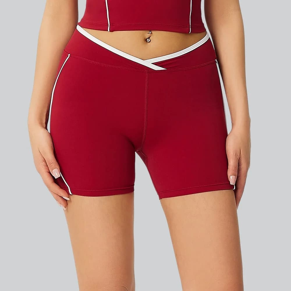 Pantaloncini Yoga a Vita Alta da Donna, Shorts Sportivi ad Alto Impatto, Pantaloncini Fitness per Sollevamento Glutei, Leggings da Allenamento per Palestra, Corsa e Ciclismo