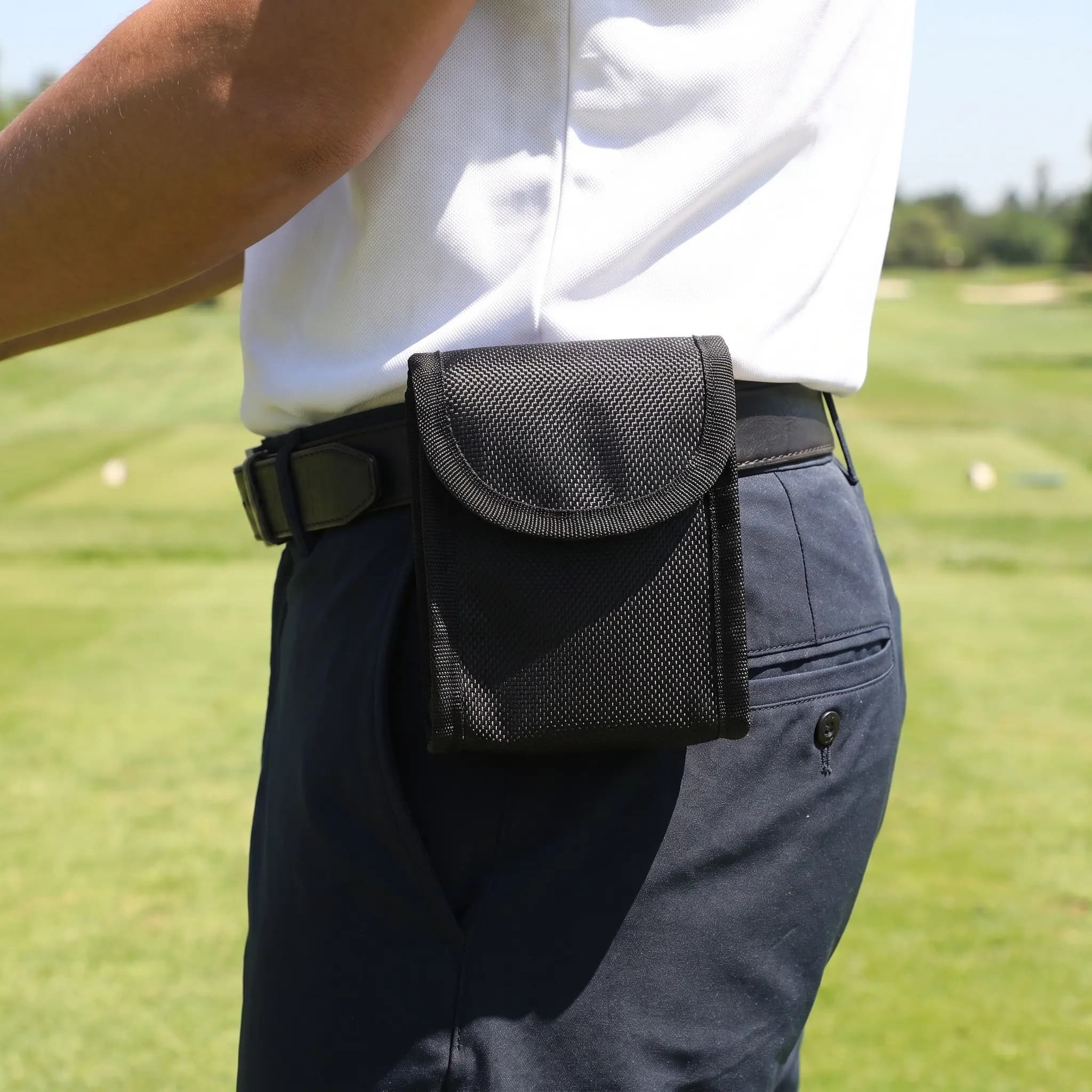 Golf Ball Pouch Lightweight Golf Waist Bag Hook Loop Closure Tees Balls Divot Repair Tool Holder Sport Accessories Pouch