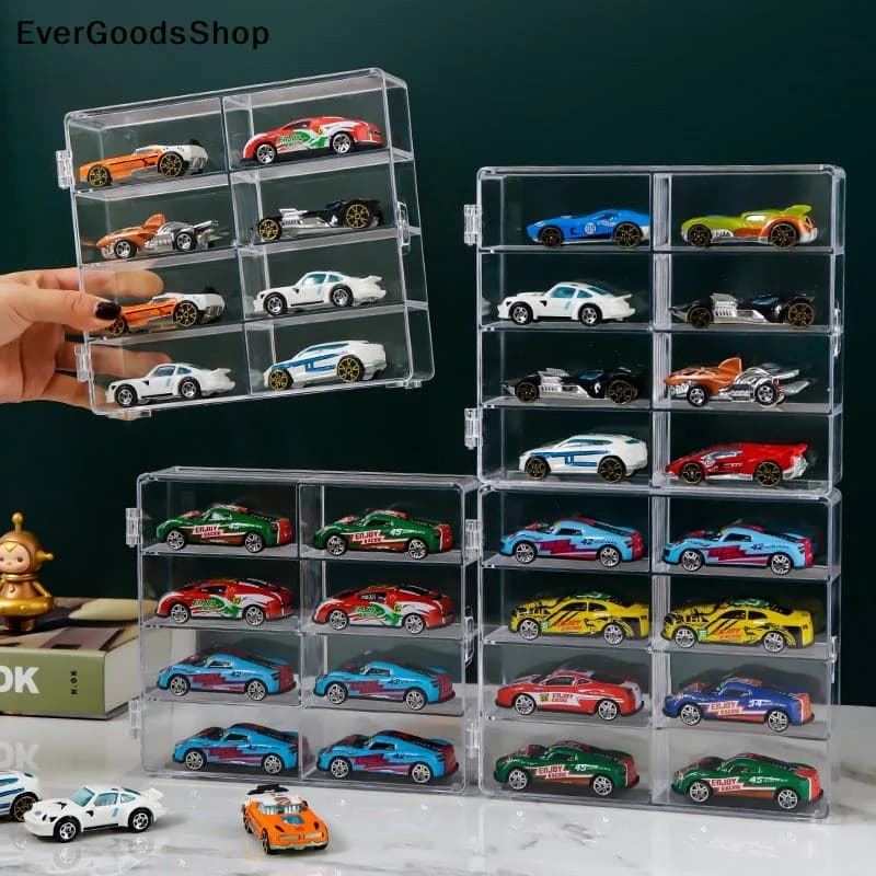 New 8-grid Acrylic Storage Rack Creative Toys/gifts Transparent Display Stand Collection Enthusiasts Show Storage Supplies.