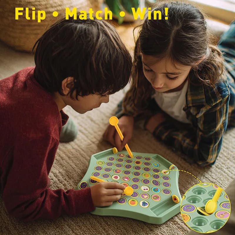 Memoria per bambini Flip Scacchi Eliminazione Divertimento Battaglia Puzzle Concentrazione Pensiero logico Formazione Giocattolo interattivo