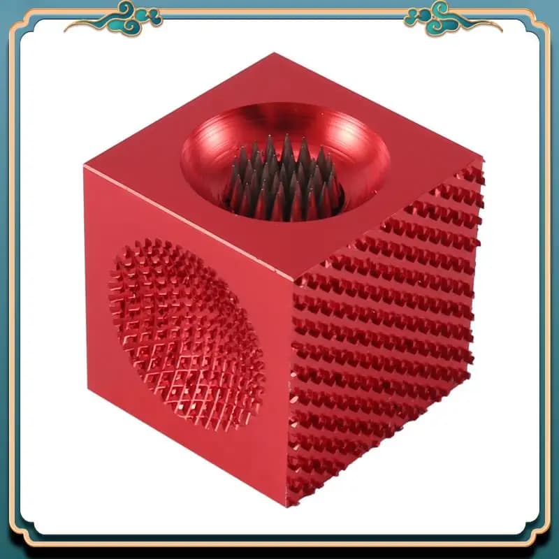 ABMV-5 Strumento 5 in 1 per la Manutenzione delle Punte da Biliardo: Tapper, Perforatore, Modellatori - L'Ultimo Strumento per Punte da Biliardo, Rosso