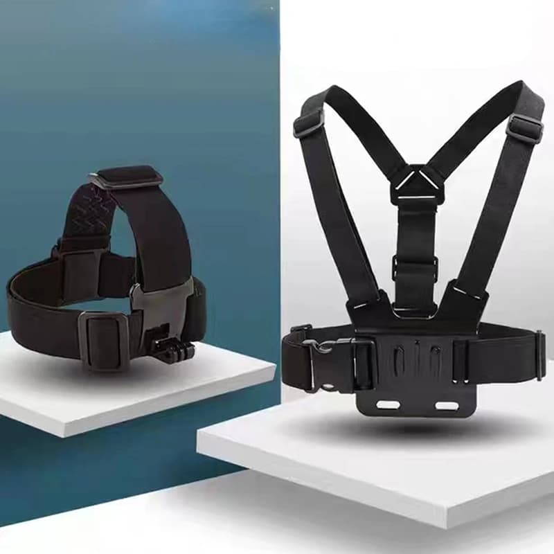 Support for chest wiring Head support for action chamber Dji Osmo Pocket Mini 3 Gopro Hero 13 12 11 Insta360 X4 Pov Accessories