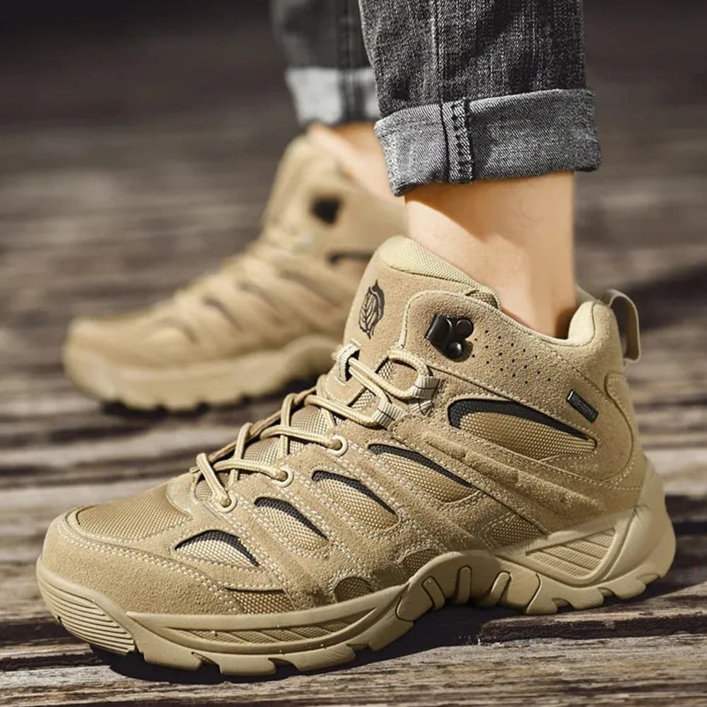 2026 New Sneakers Tactical Breathable Combat Outdoor Casual Autumn Mens Hiking Shoes Light Non-slip Men Desert Ankle Boots