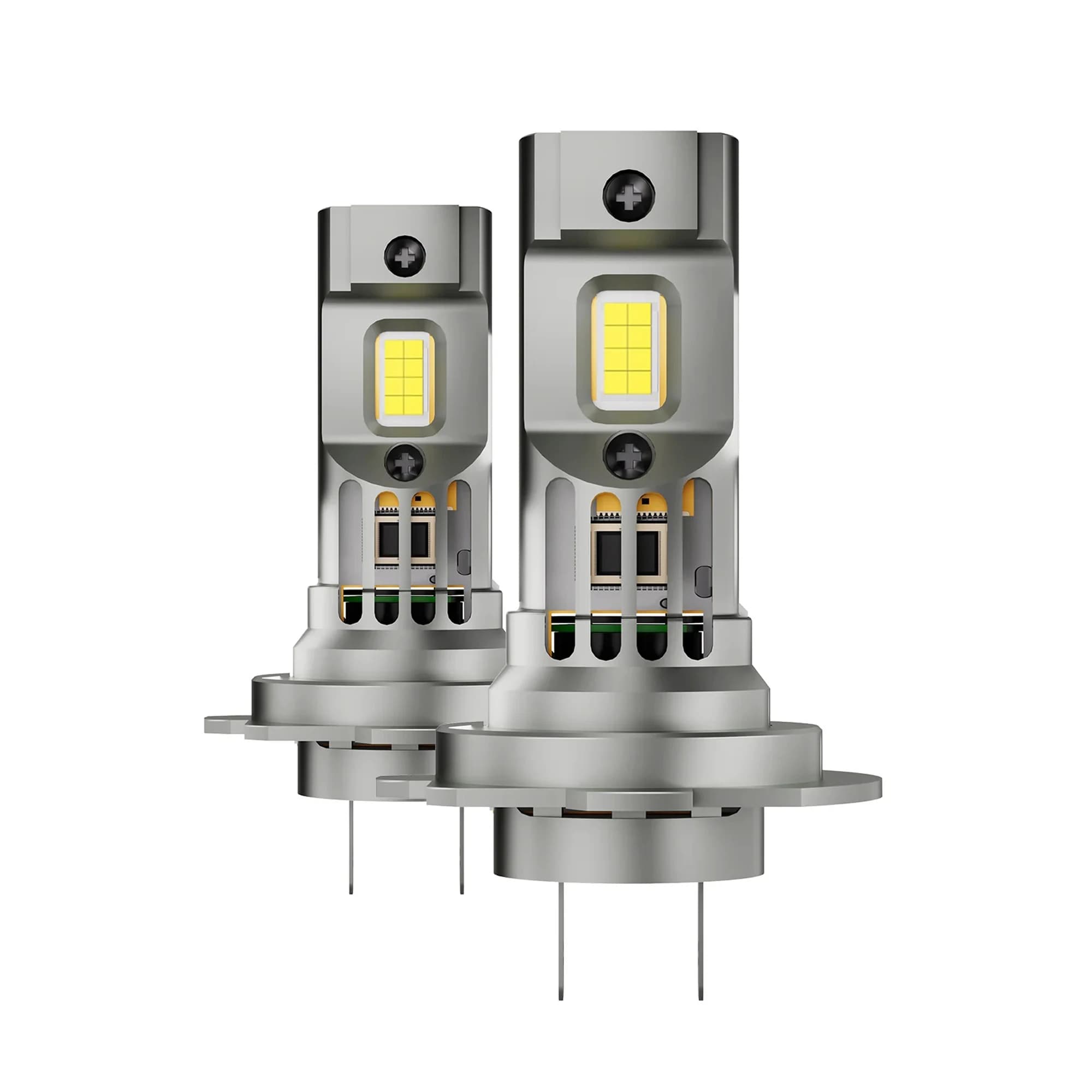 Muxall H7 Faro A LED Mini Lampadina 120W 50000LM 6000K CSP Per Auto Faro 12V 24V Bianco Auto Fendinebbia H7 Led Turbo Automobile