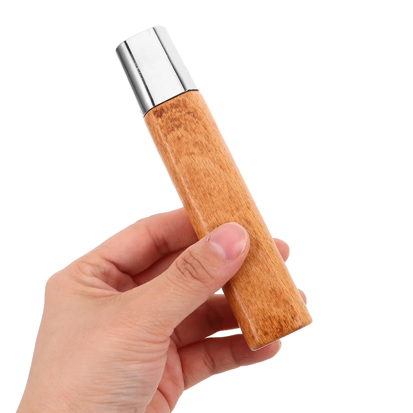 Wooden Iron Knife Handle Replacement DIY Kitchen Cutter Chopping Parts Ergonomic Grip Knife Making Repair Accessories
