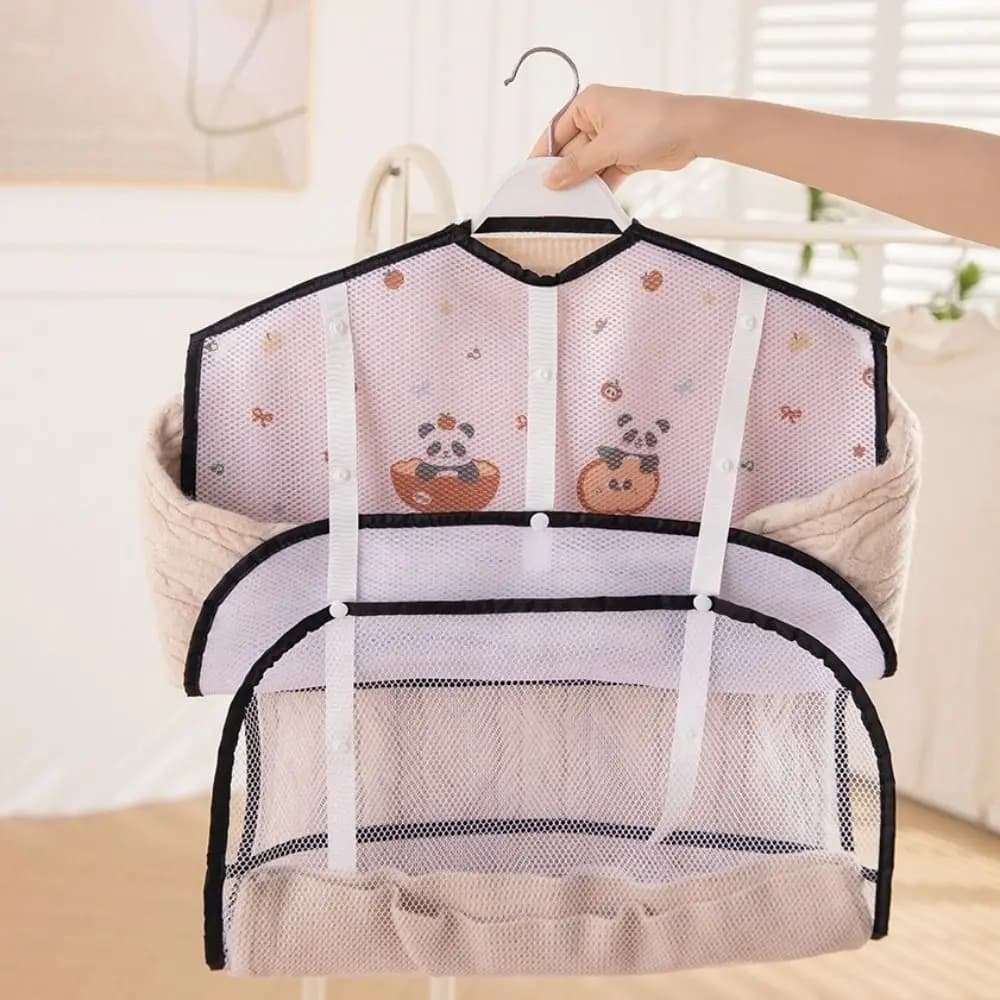 Foldable mesh for Drying the Waist, Breathable and Drying Quick, Mesh Bag Save for Dress Care