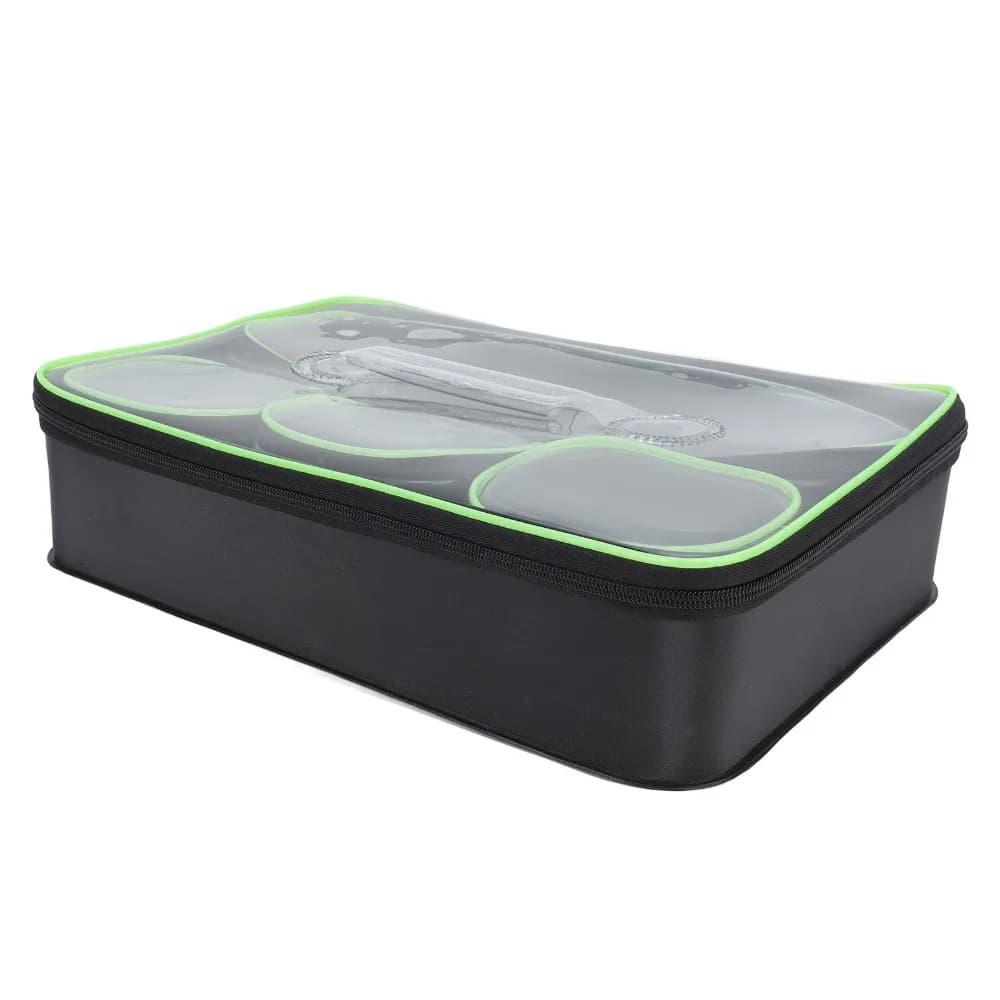 Thickened EVA Fishing Tool Pouch Waterproof Lightweight Fishing Bag Large Capacity Multiple Compartments Fishing Tackle Box