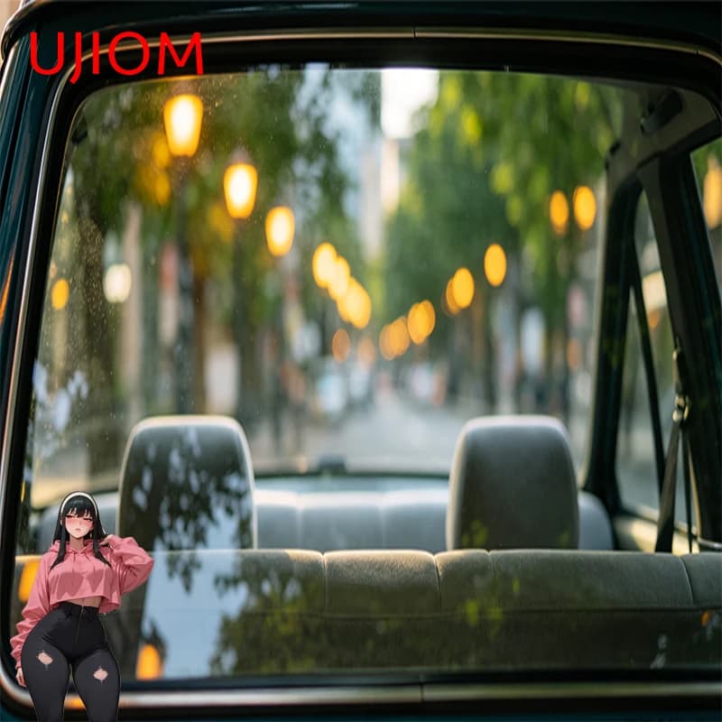 UJIOM Yor Forger Waifu Wall Sticker Adesivo incantevole impermeabile per laptop, adatto per la decorazione del guardaroba e del vestibolo