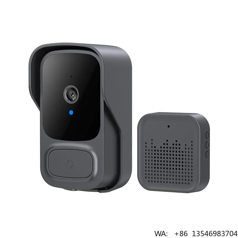 Videocitofono IP65 Impermeabile 720p con App Tuya, WiFi e Batteria, Telecamera per Porta