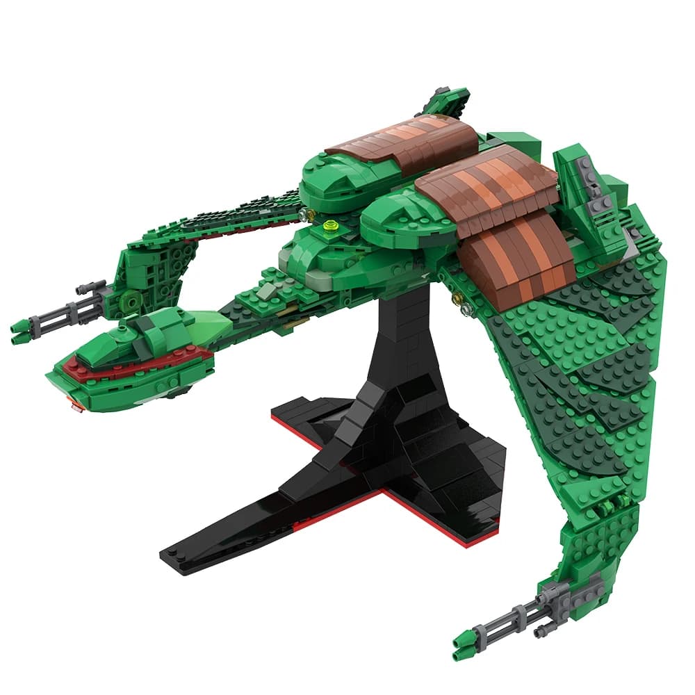 SETBRICKS MOC Klingon Bird of Prey Space Trek Modello Briicks Interstellare Giocattolo educativo del blocco di costruzione per il regalo di compleanno del capretto