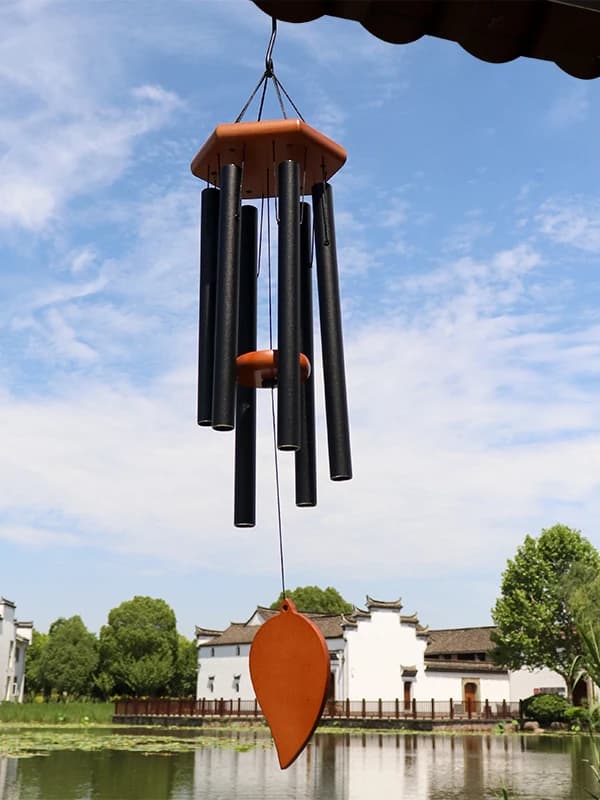 Modern Minimalist Nordic Outdoor Balcony Living Room 6-Pipe Music Wind Chimes Hanging Decorations Giftpretty Sound Wind Chimes