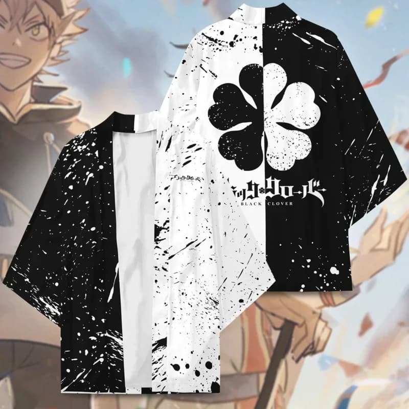 Nuovo Anime Black Clover Asta Kimono Yuno Grinbellor Costumi Cosplay Haori Giacca Cardigan Mantello Cappotto Pigiama giapponese Accappatoio