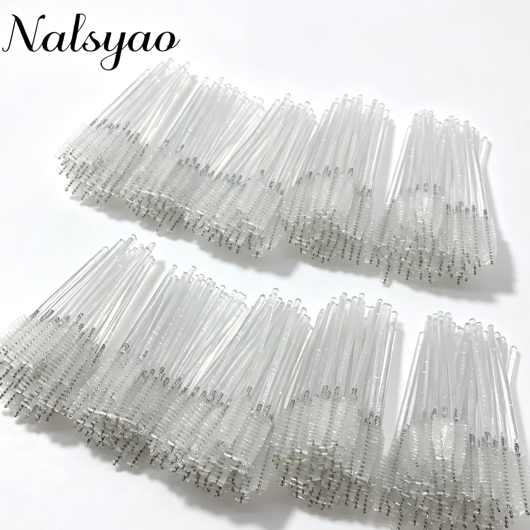 1000 Disposable Mascara Wands Eyelash Brush Spoolies Colorful Wholesale Beauty Tools Nalsyao For Eyebrow Eye Lash Extension