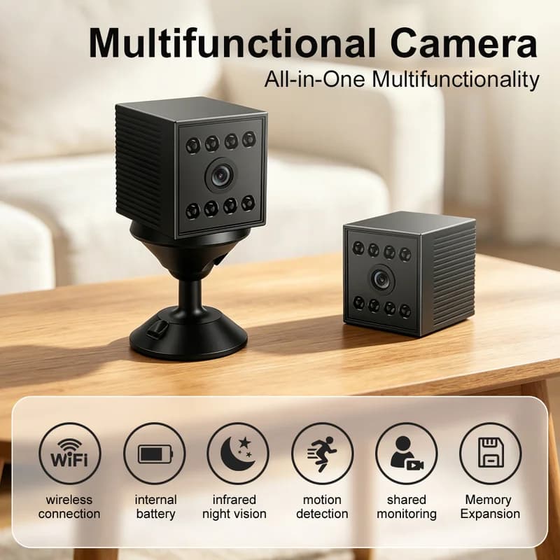 New popular high-definition surveillance security camera W10 small camera WiFi home 1080P intelligent home surveillance camera