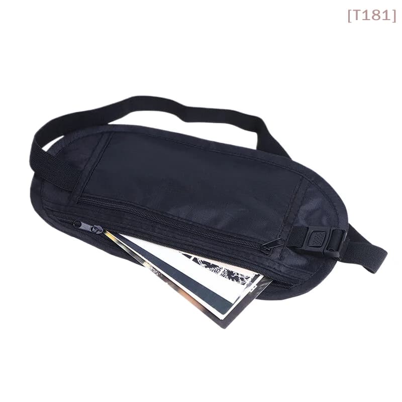 1PC Marsupio Sportivo Universale da Viaggio per Uomo e Donna, Portafoglio Sottile Nascosto, Borsa Antifurto per Cellulare