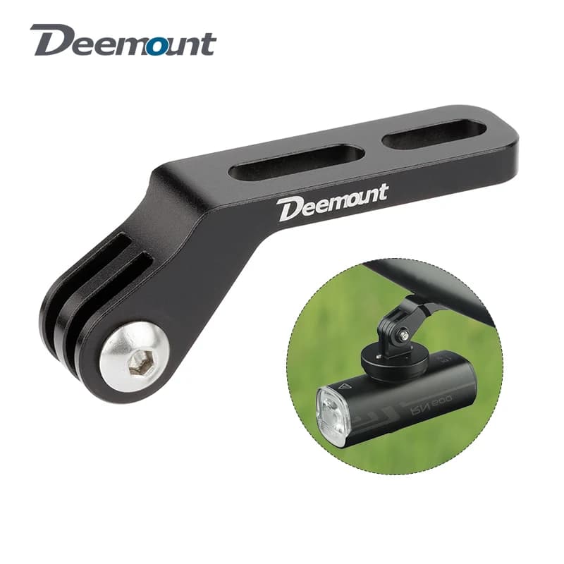 Bicycle Computer Headlight Extension Stand for 360 Insta Gopro Sports Camera CNC-machined Road Bike Light Holder Fits Magicshine