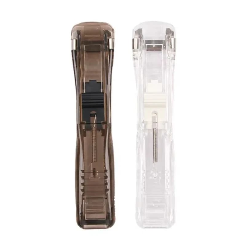 Set di Forniture per Ufficio Completo con Graffettatrice a Clip, Dispositivo per Rimuovere Graffette, Fermagli per Documenti, Dispenser per Nastro Adesivo e Graffette Metalliche