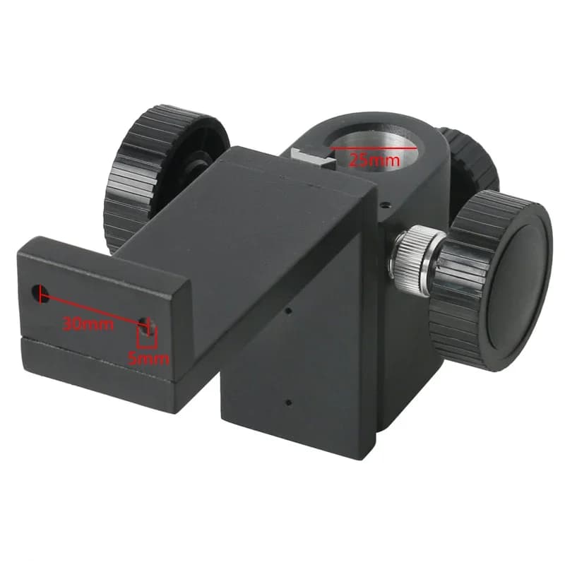 Diametro 25mm 32mm Zoom Staffa regolabile Supporto di messa a fuoco Staffa per braccio articolato Accessori per ingranaggi per microscopio