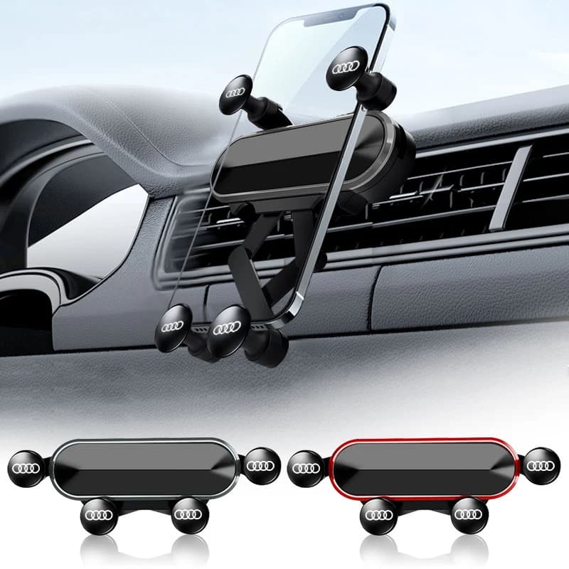 Gravity Car Phone Holder Air Vent Clip supporto per Smartphone per Audi A6 Q3 A3 B5 B6 B7 B8 B9 Q7 8P A5 A4 C6 C5 C7 4F A1 A7 A8 Q2 Q5