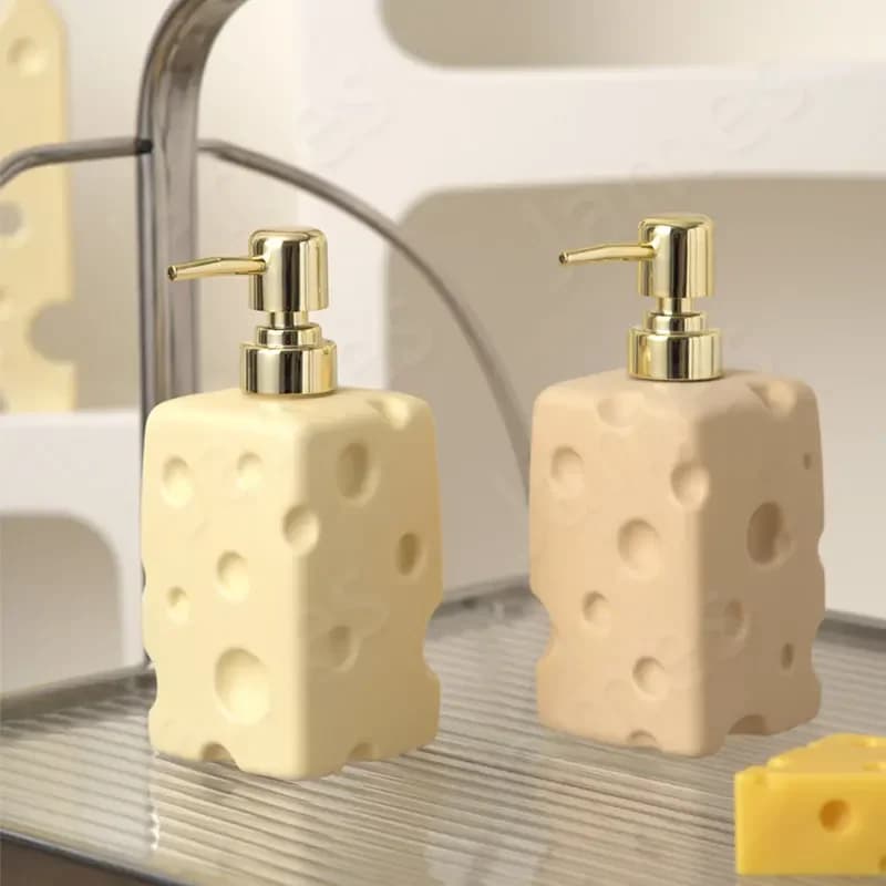 Bottiglia di shampoo in stile creativo Bottiglie di sapone in stile nordico Accessori da bagno classici personalizzati Bottiglie di sapone per dispenser di sapone