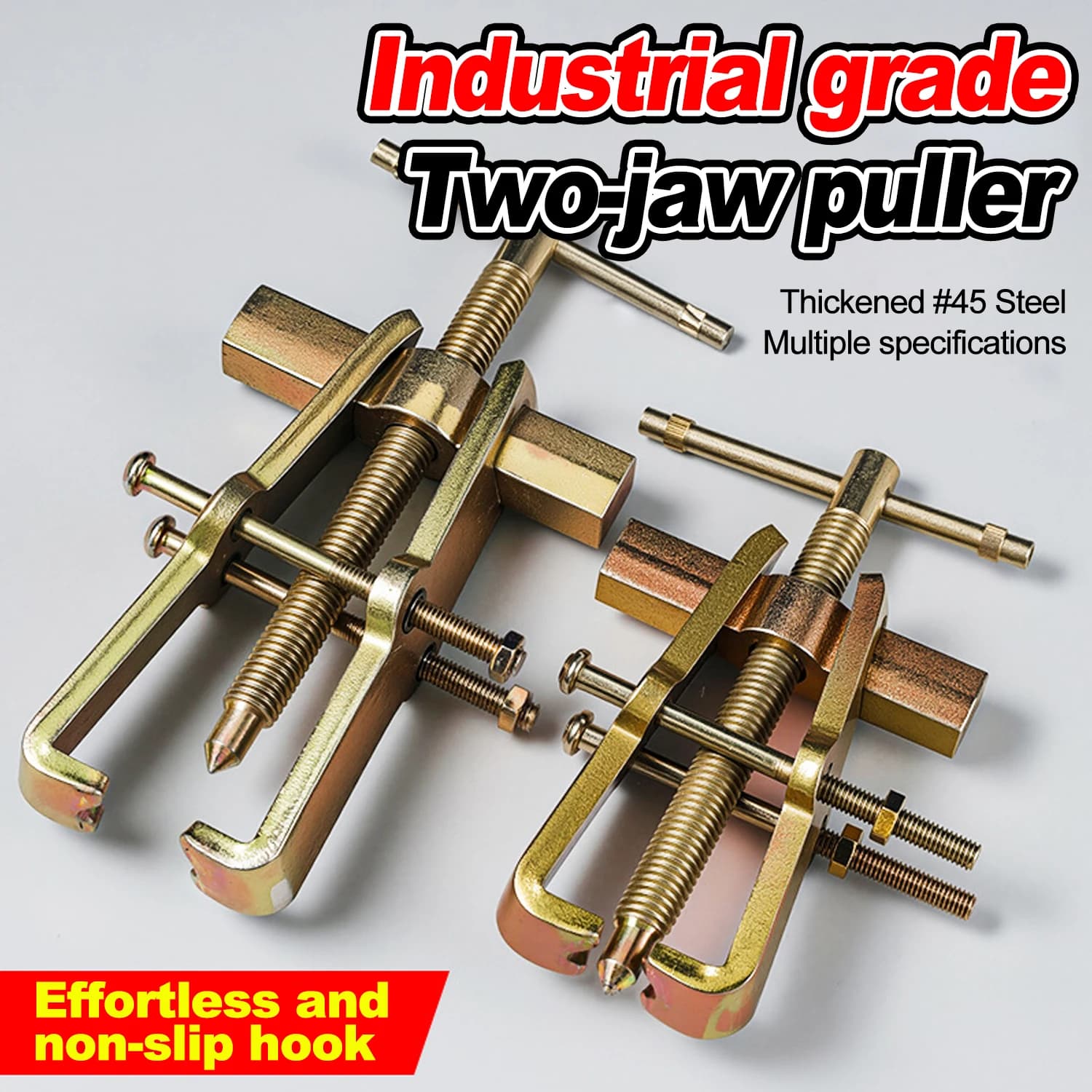 3/6 Inch 2-jaw puller Bearing Puller Roller Extractor Repair Separate Lifting Device Two-claw High-strength Car Disassembly Tool