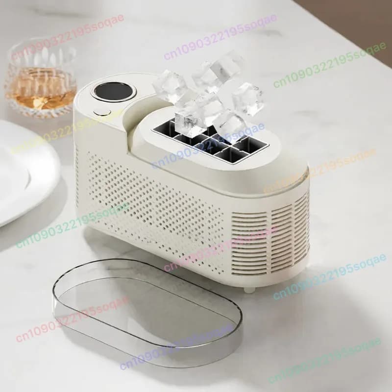 Macchina per il ghiaccio Piccolo dormitorio domestico Desktop Mini stampo per ghiaccio automatico Macchina portatile per ufficio per auto