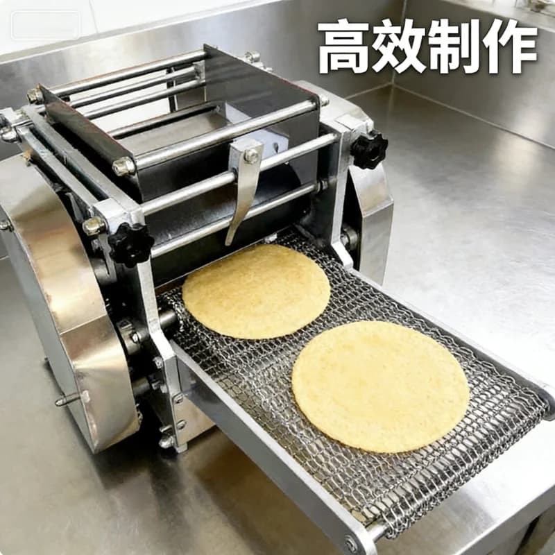 Macchina per pressa per pasta manuale in acciaio inossidabile, torta a mano, esca per mais, pasta, torta di carne, panino, attrezzatura per pizza