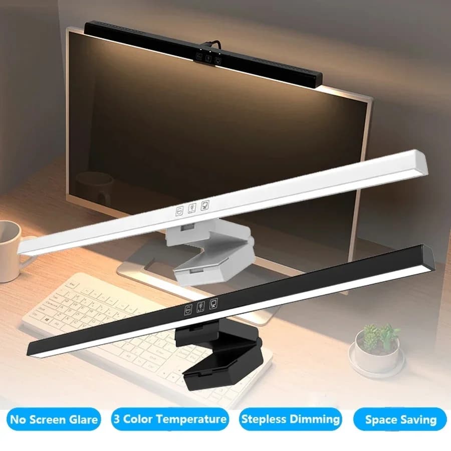 USB Table Lamp with 50 cm Computer Monitor Light Bar Screen Adjustment For Table Reading Lamp With Study Reading Light
