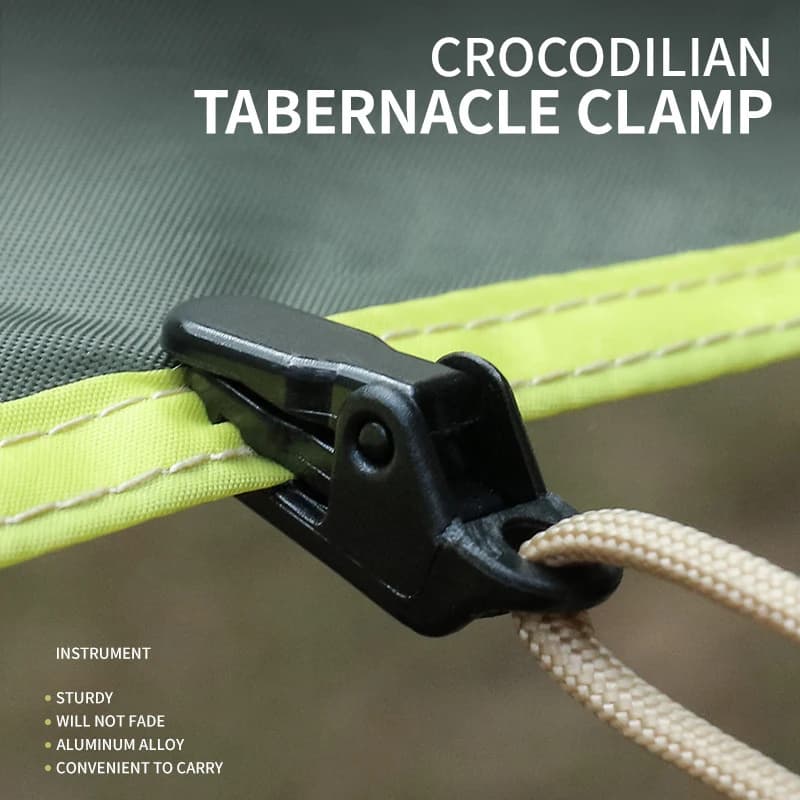 10 pcs clip for outdoor tarpaulin camping tent sun rope windproof clamp equipment plastic clip buckle hook fixed handle hook accessories