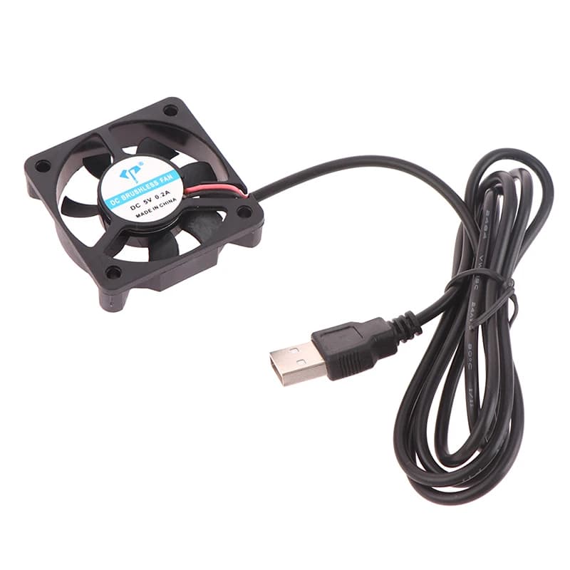 Ventola Silenziosa DC5010 5V con Cavo USB, Connettore per Umidificatore, Ventola di Raffreddamento per PC, Dissipatore di Calore, Ricambio per Ventola CPU
